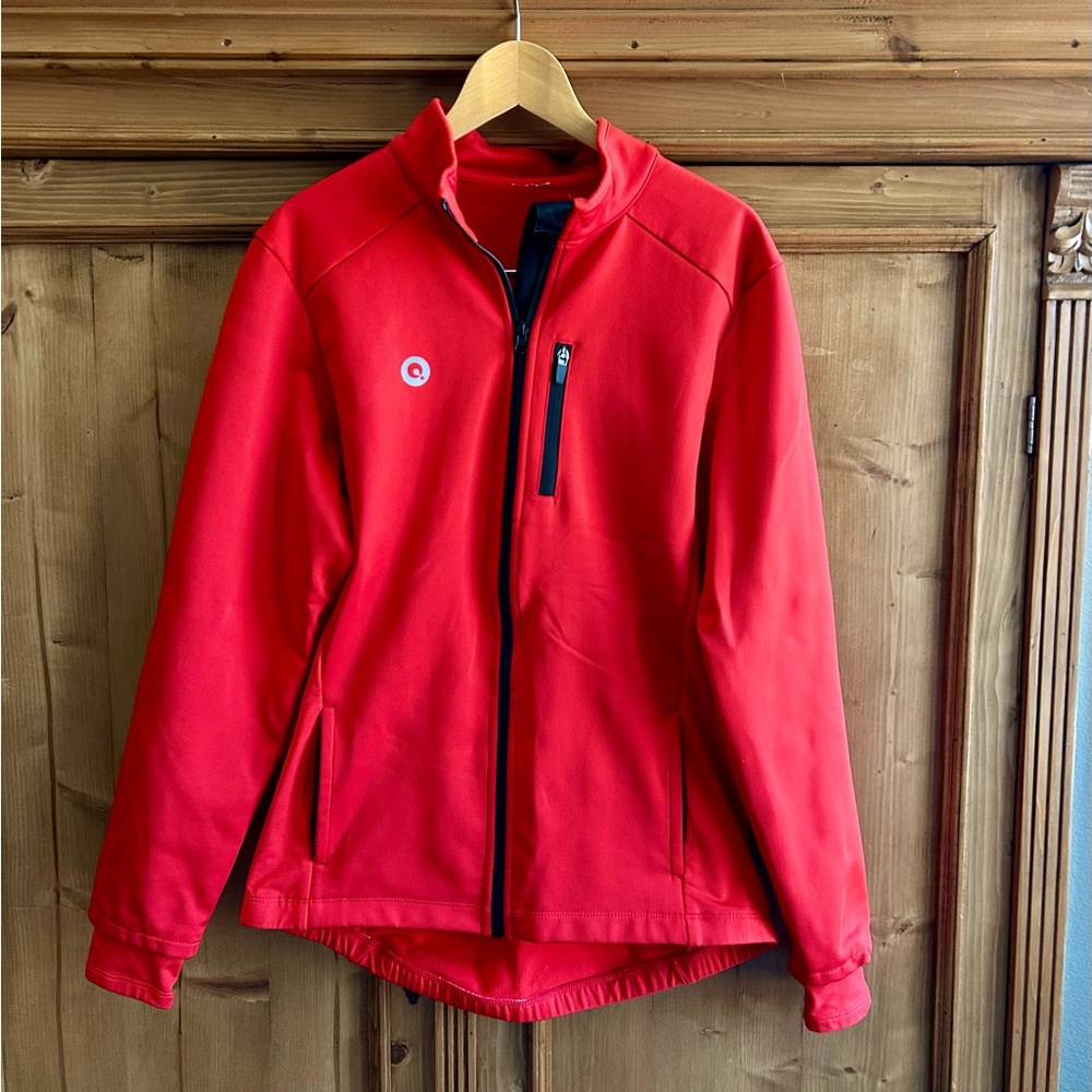 Przewalski Red Cycling Running Thermal Windproof Jacket
